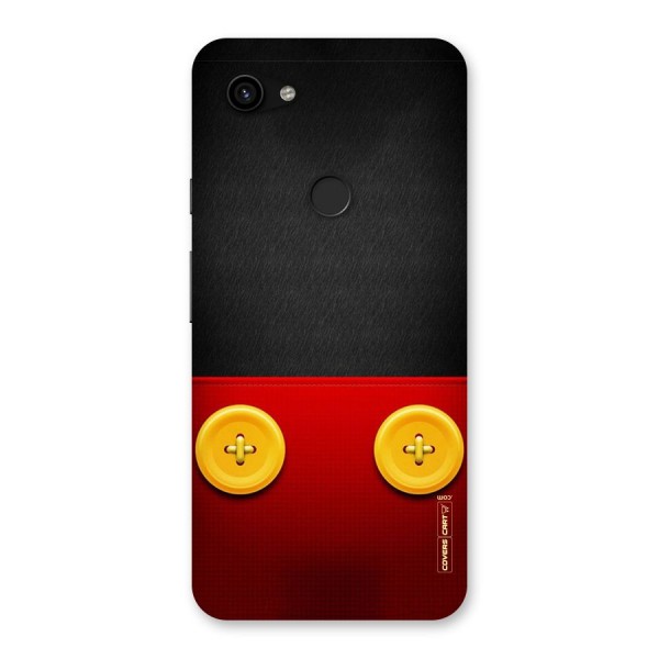 Yellow Button Back Case for Google Pixel 3a XL