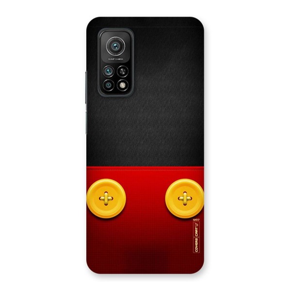 Yellow Button Back Case for Mi 10T Pro 5G