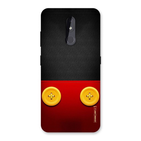 Yellow Button Back Case for Nokia 3.2