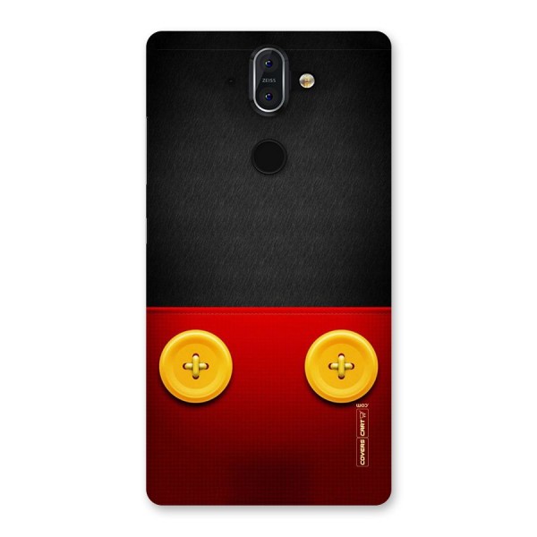 Yellow Button Back Case for Nokia 8 Sirocco