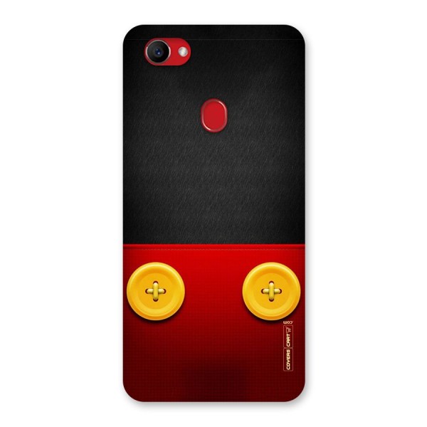 Yellow Button Back Case for Oppo F7