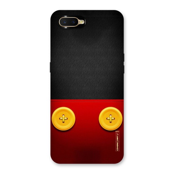 Yellow Button Back Case for Oppo K1