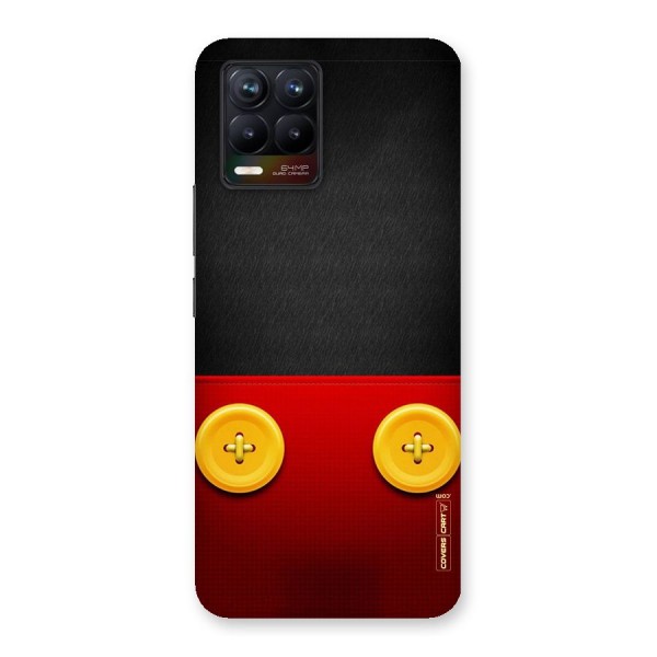 Yellow Button Back Case for Realme 8