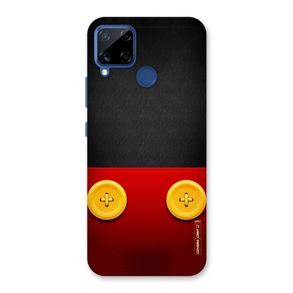 Yellow Button Back Case for Realme C12