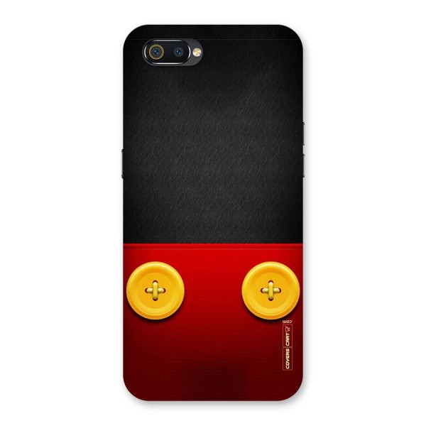 Yellow Button Back Case for Realme C2