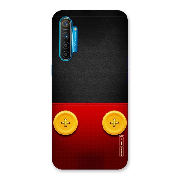 Yellow Button Back Case for Realme XT