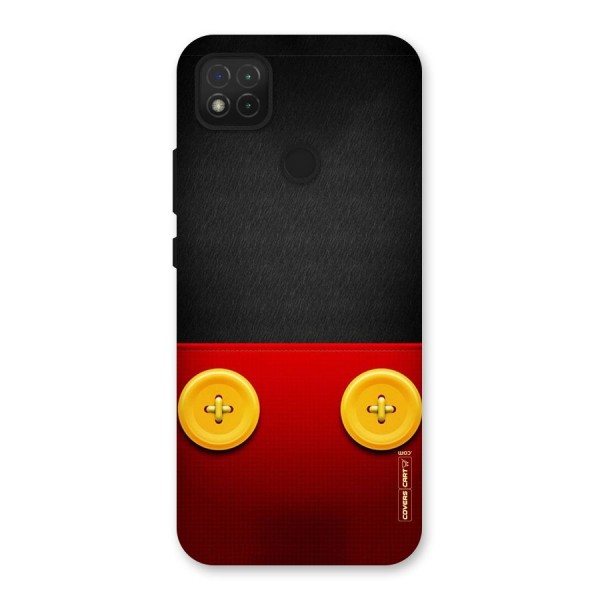 Yellow Button Back Case for Redmi 9C