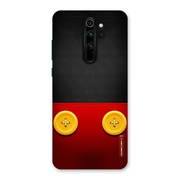 Yellow Button Back Case for Redmi Note 8 Pro