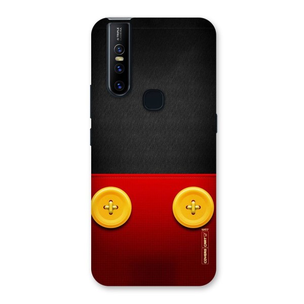 Yellow Button Back Case for Vivo V15