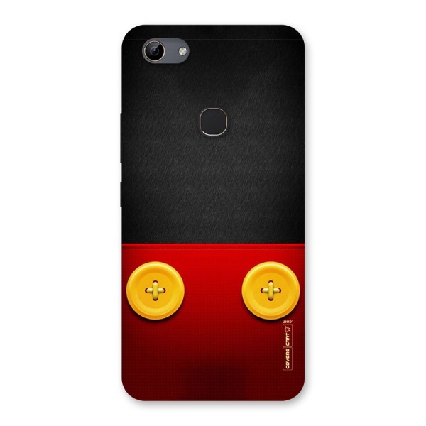 Yellow Button Back Case for Vivo Y81