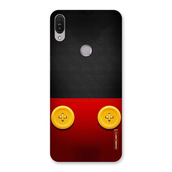 Yellow Button Back Case for Zenfone Max Pro M1