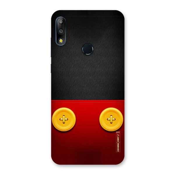 Yellow Button Back Case for Zenfone Max Pro M2