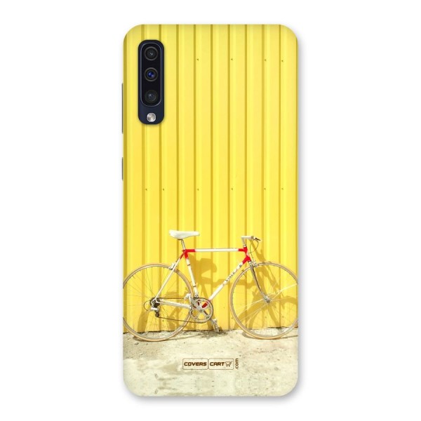 Yellow Cycle Classic Back Case for Galaxy A50