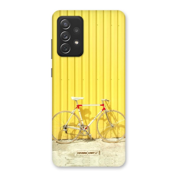 Yellow Cycle Classic Back Case for Galaxy A72