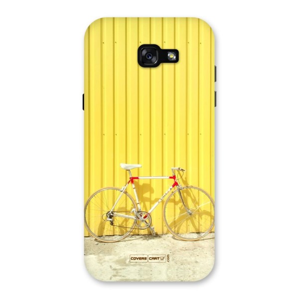 Yellow Cycle Classic Back Case for Galaxy A7 (2017)