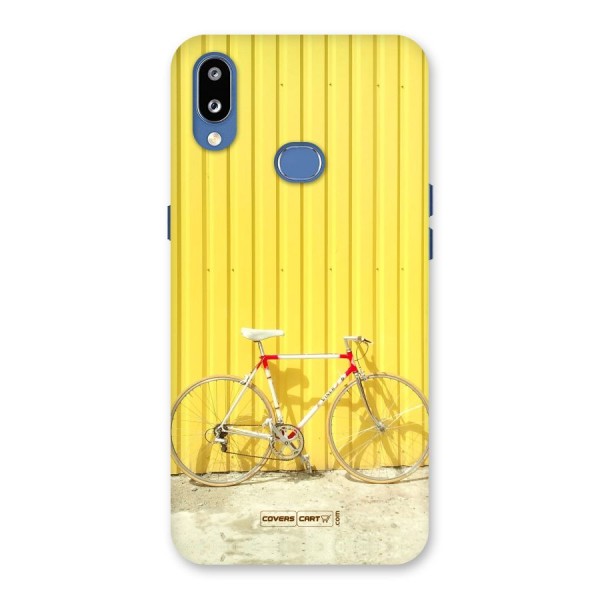 Yellow Cycle Classic Back Case for Galaxy M01s