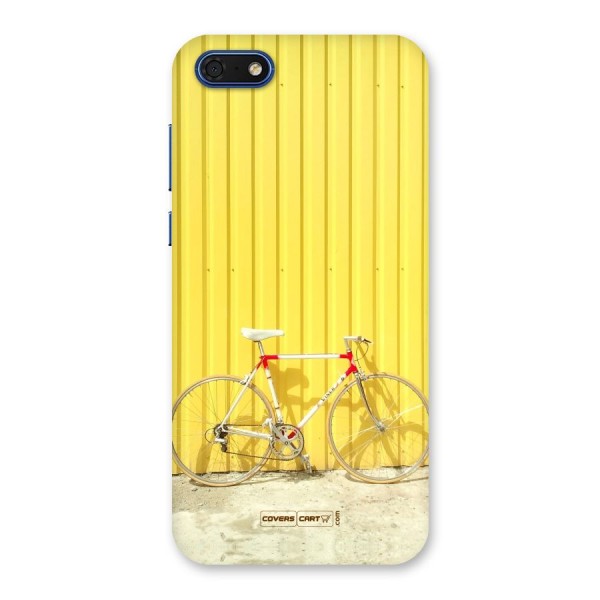 Yellow Cycle Classic Back Case for Honor 7s