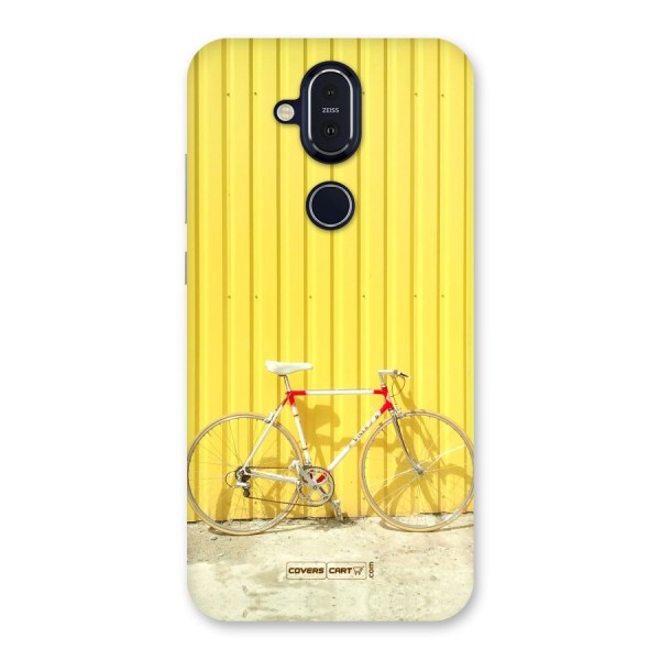 Yellow Cycle Classic Back Case for Nokia 8.1