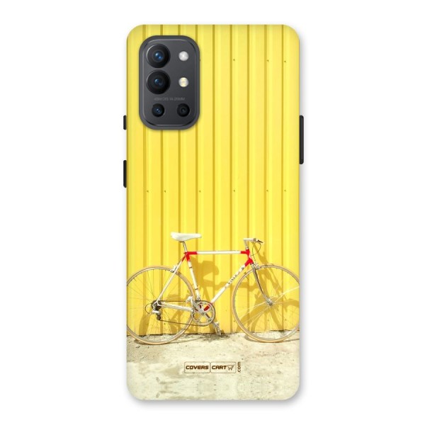 Yellow Cycle Classic Back Case for OnePlus 9R