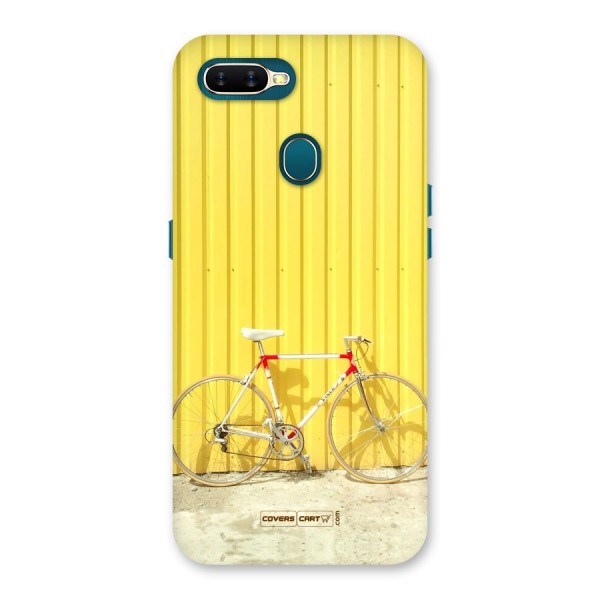 Yellow Cycle Classic Back Case for Oppo A12