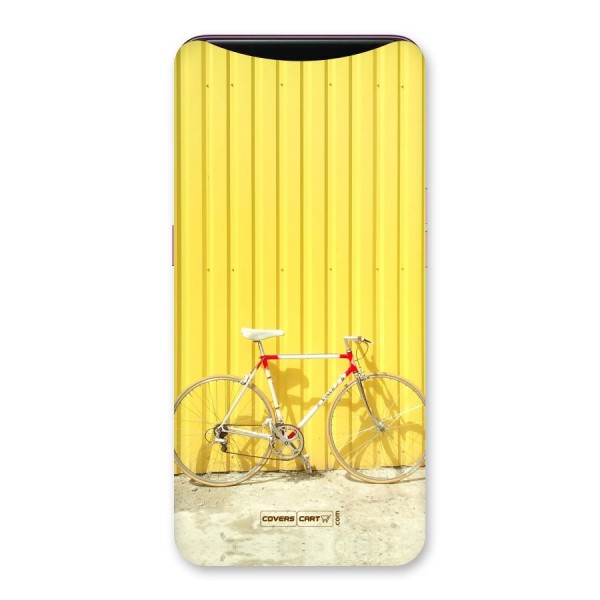 Yellow Cycle Classic Back Case for Oppo Find X