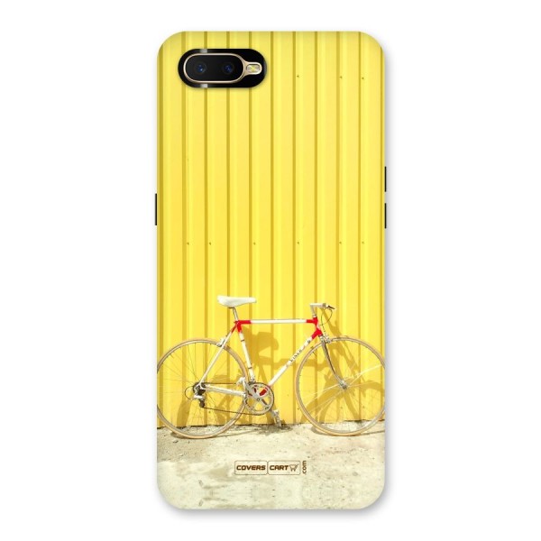 Yellow Cycle Classic Back Case for Oppo K1