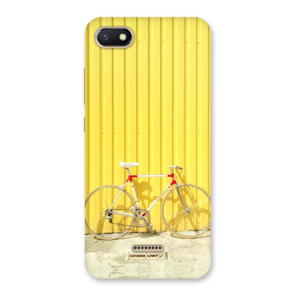 Yellow Cycle Classic Back Case for Redmi 6A