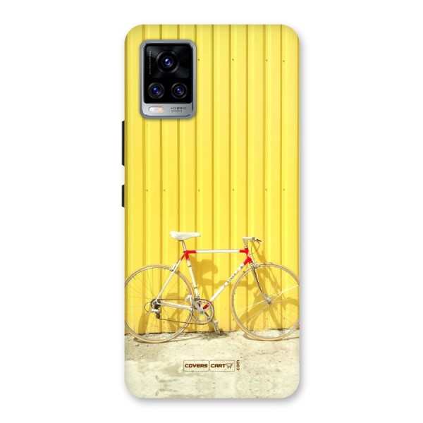 Yellow Cycle Classic Back Case for Vivo V20 Pro