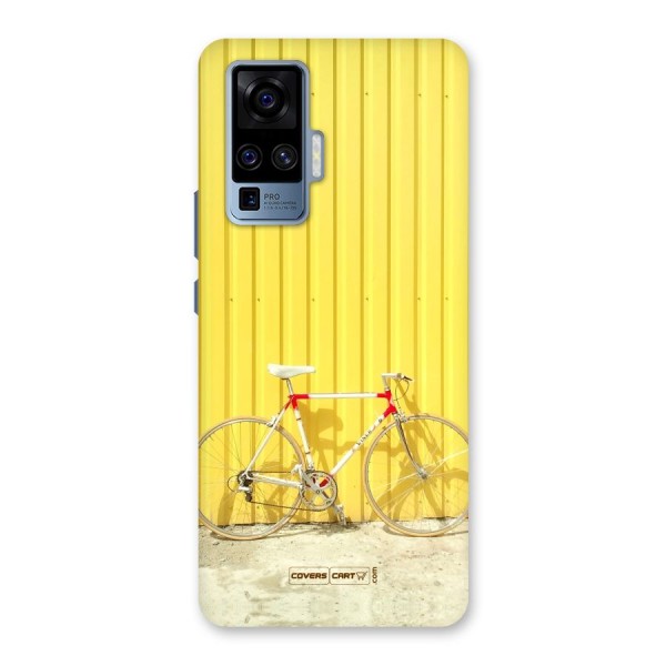 Yellow Cycle Classic Back Case for Vivo X50 Pro