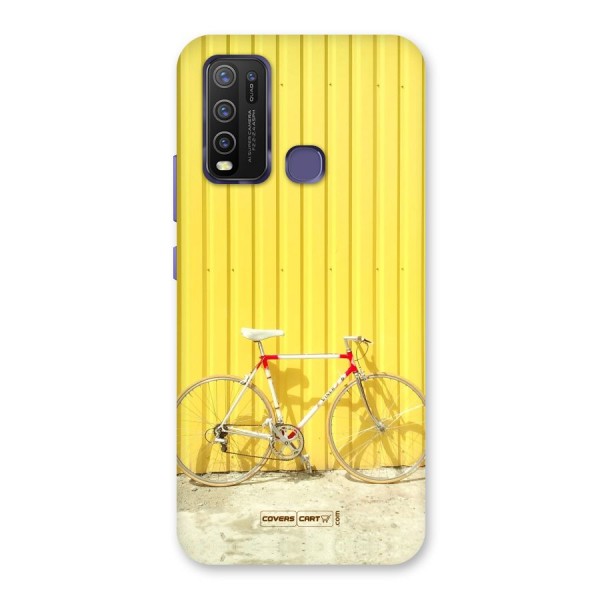 Yellow Cycle Classic Back Case for Vivo Y30