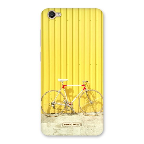 Yellow Cycle Classic Back Case for Vivo Y55s