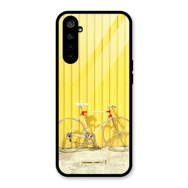 Yellow Cycle Classic Glass Back Case for Realme 6