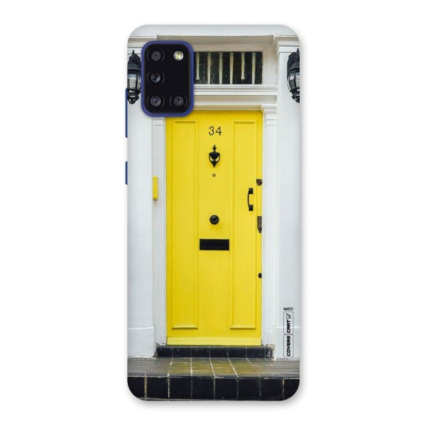 Yellow Door Back Case for Galaxy A31