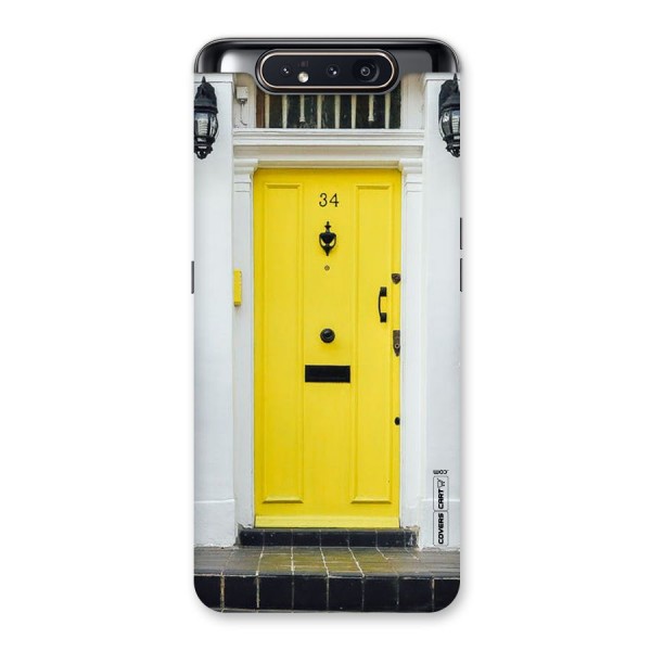 Yellow Door Back Case for Galaxy A80