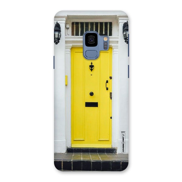 Yellow Door Back Case for Galaxy S9