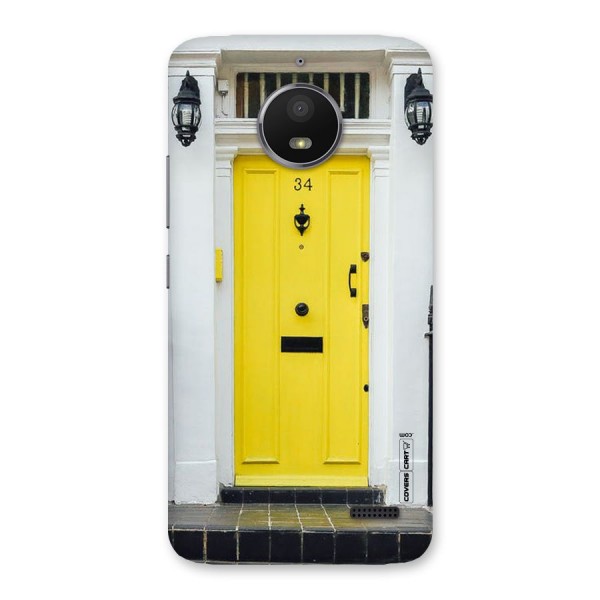 Yellow Door Back Case for Moto E4