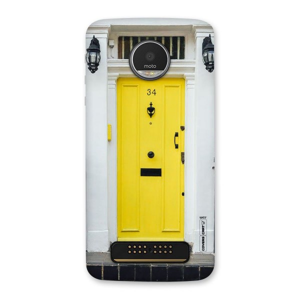 Yellow Door Back Case for Moto Z Play