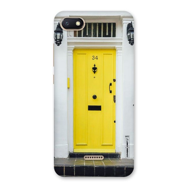 Yellow Door Back Case for Redmi 6A