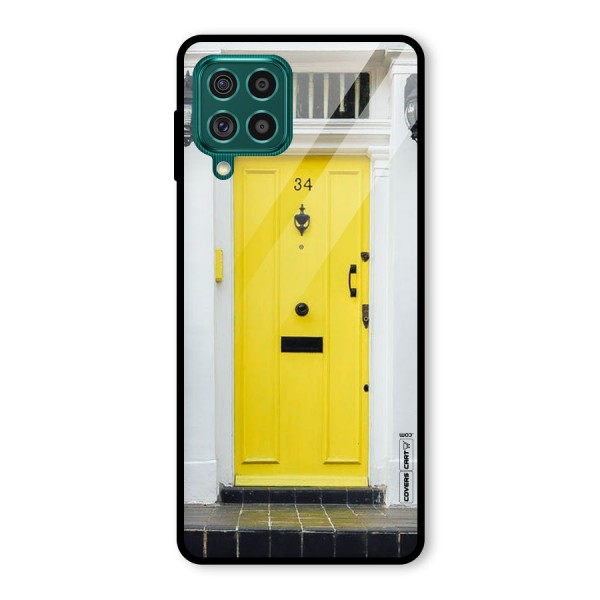 Yellow Door Glass Back Case for Galaxy F62