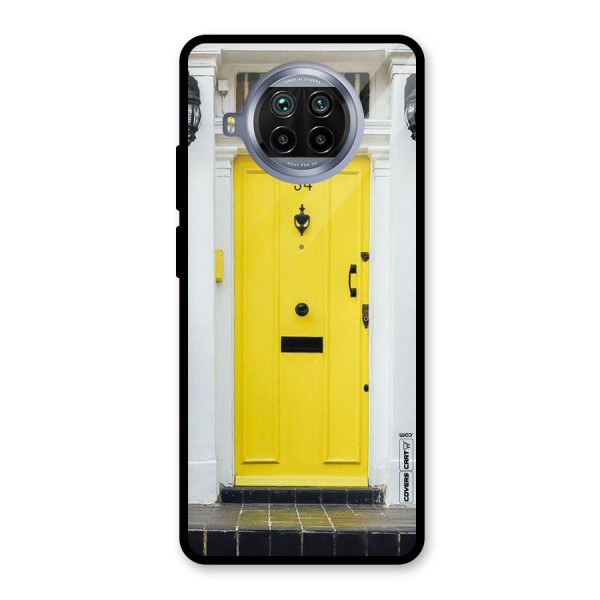 Yellow Door Glass Back Case for Mi 10i