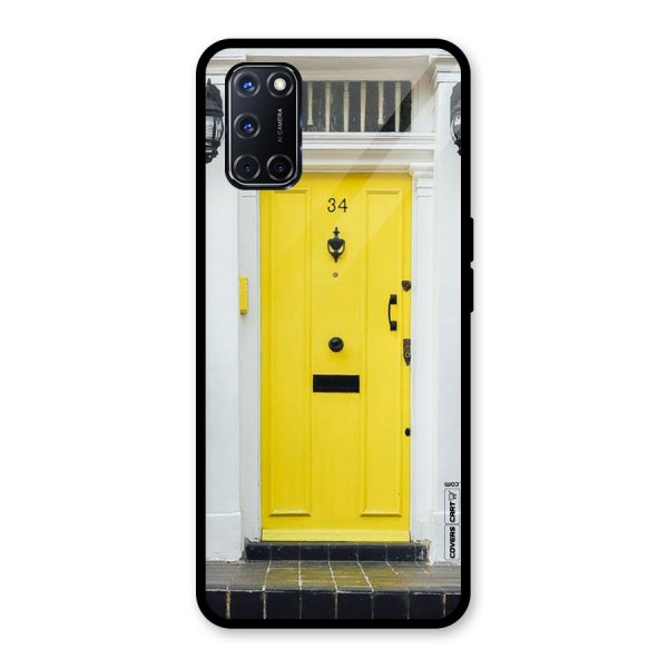 Yellow Door Glass Back Case for Oppo A52