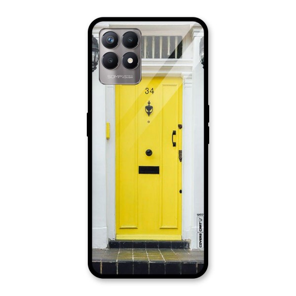 Yellow Door Glass Back Case for Realme 8i