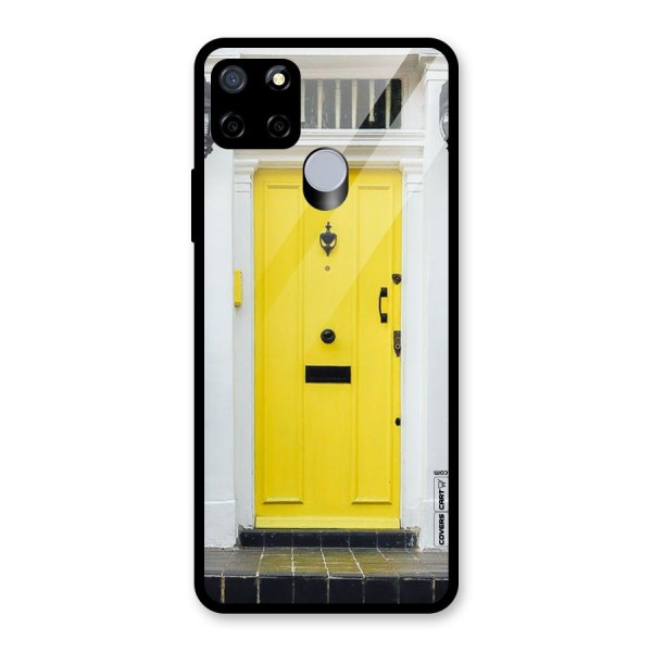 Yellow Door Glass Back Case for Realme C15