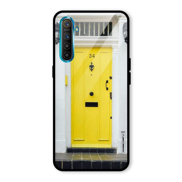 Yellow Door Glass Back Case for Realme XT