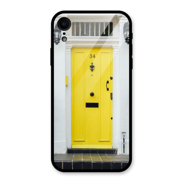 Yellow Door Glass Back Case for XR