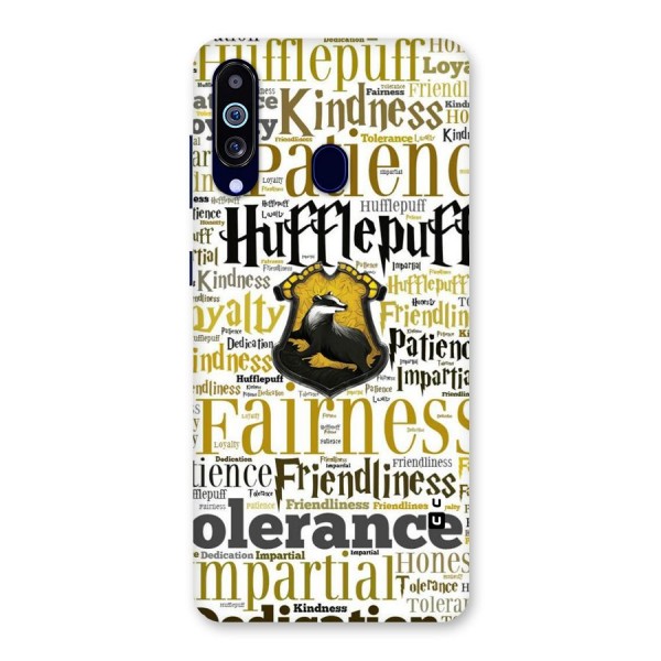 Yellow Fairness Back Case for Galaxy A60