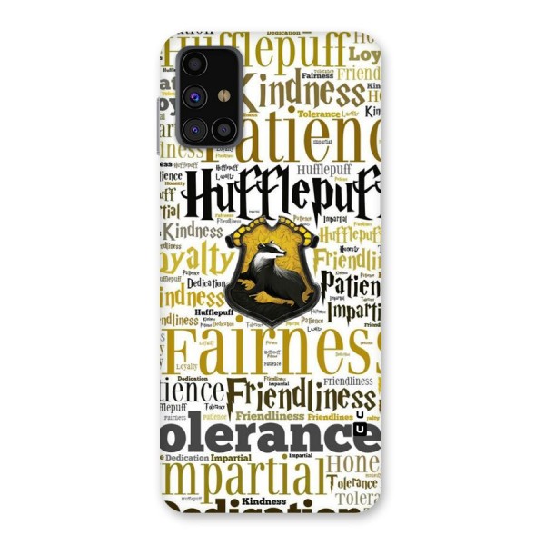 Yellow Fairness Back Case for Galaxy M31s