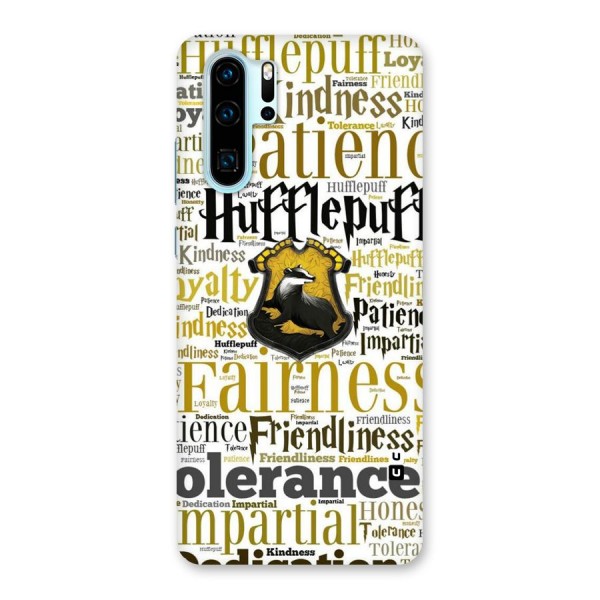 Yellow Fairness Back Case for Huawei P30 Pro