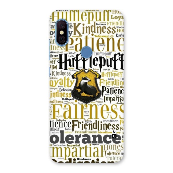 Yellow Fairness Back Case for Redmi Note 6 Pro