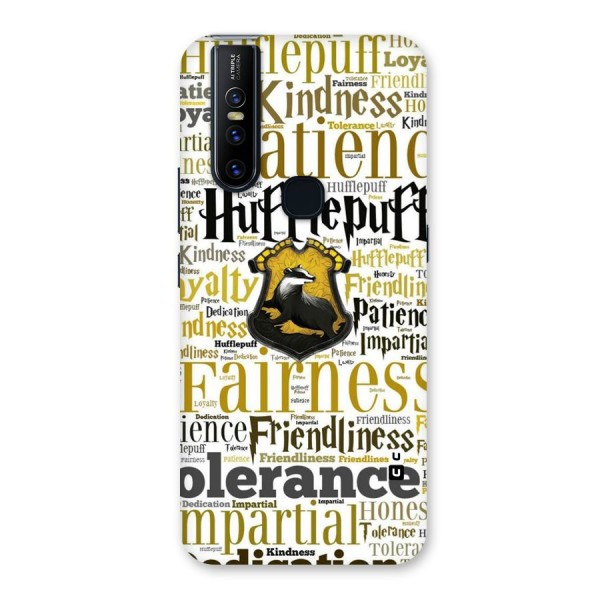 Yellow Fairness Back Case for Vivo V15